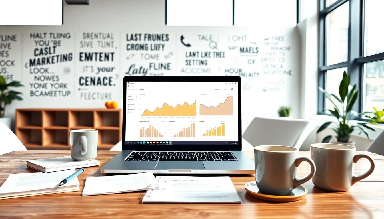 Analytical overview on https://alvionz.de/ with a modern workspace arrangement.