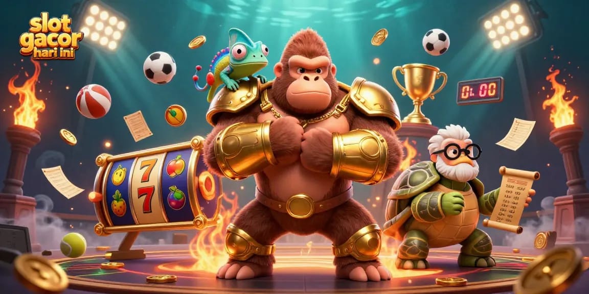 Slot gacor hari ini, menangkan jackpot dengan permainan slot berkualitas tinggi dan simbol keberuntungan.