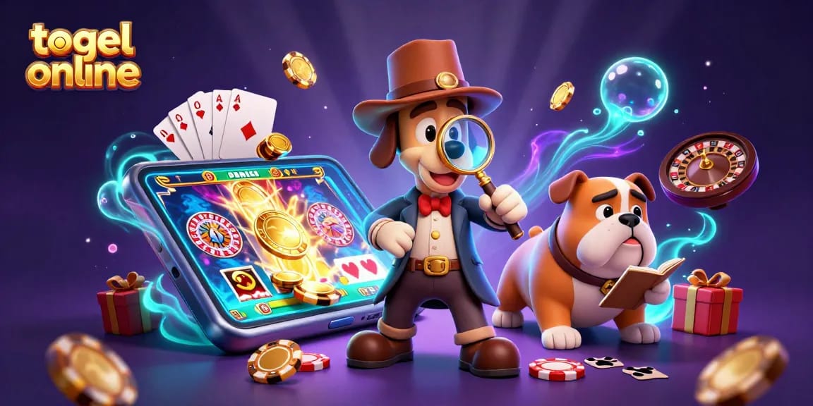 Experience the thrill of togel online with vibrant characters and dynamic gaming elements in an exciting scene.