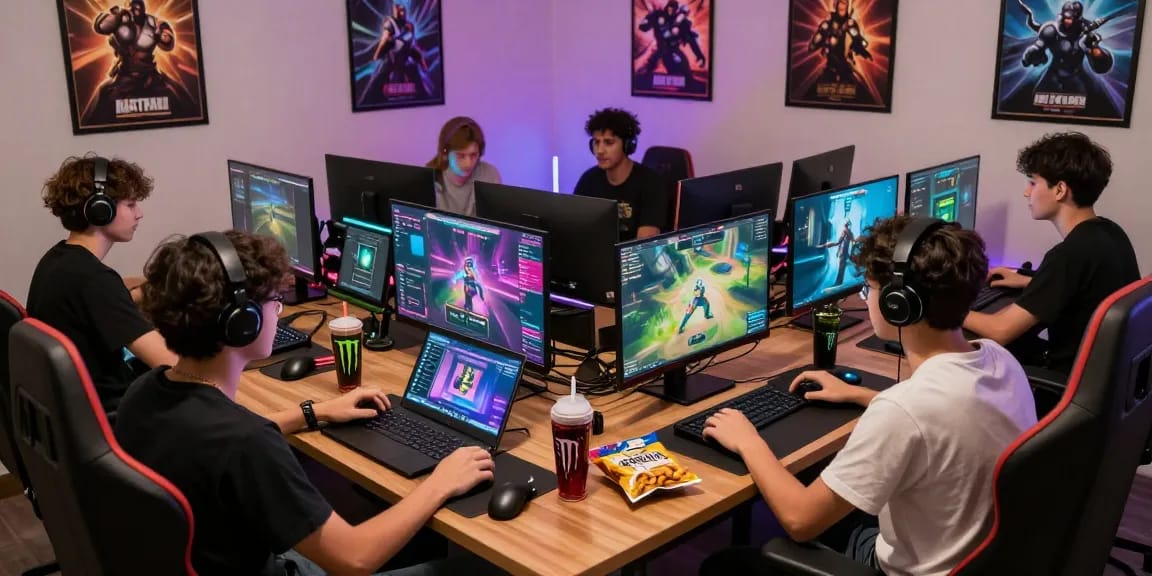 Pengalaman bermain game di platform BATIK88 dengan suasana penuh warna dan energi.