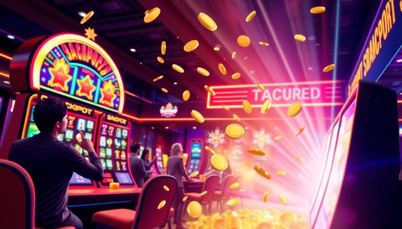 Engaging game slot online with vivid reels and a lively casino ambiance.