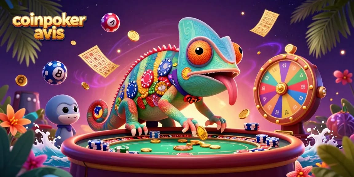 coinpoker avis : Jouez et gagnez avec une illustration animée festive de chameau propriétaire dynamique.