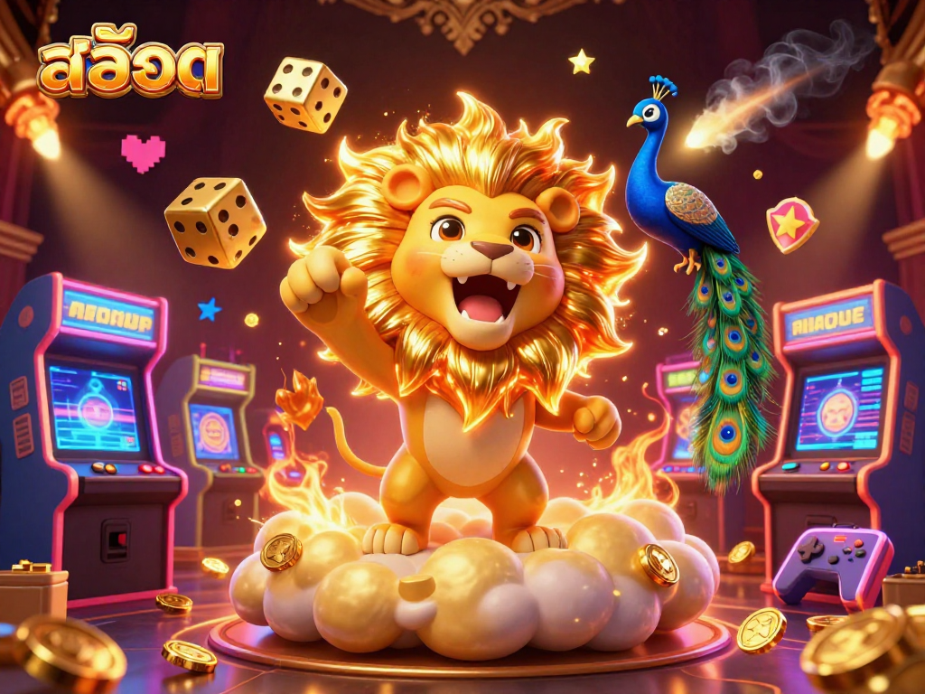 Spin the reels in vibrant สล็อต excitement with colorful elements from arcade to casino.