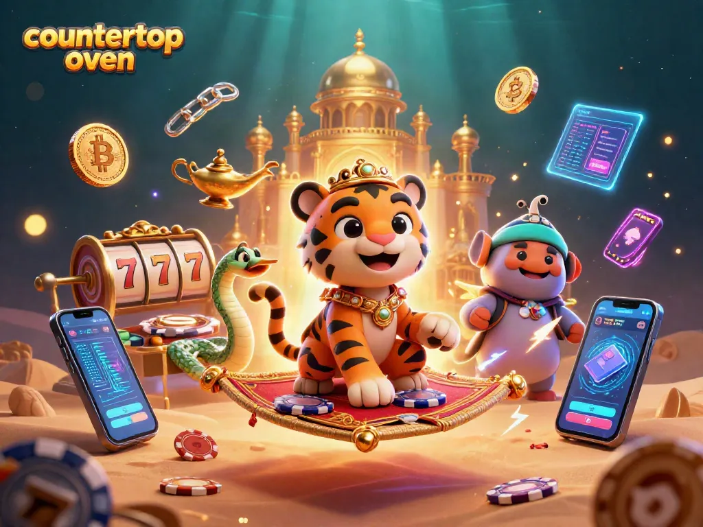 Engage with the exciting countertop oven-themed gaming experience featuring a vibrant sultan and gaming elements.