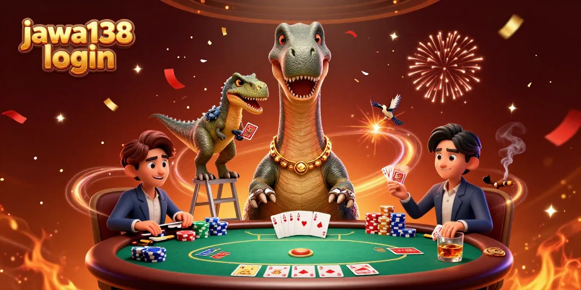 permainan menarik "jawa138 login" dengan dino dan permainan kartu di kasino