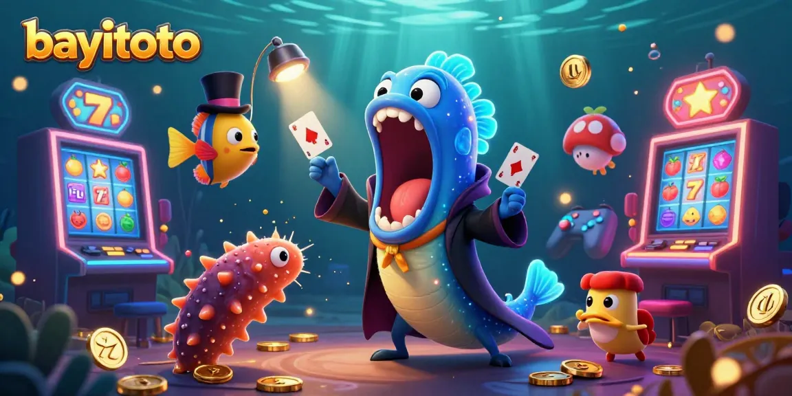 Experience bayitoto's thrilling online gambling with vibrant characters and casino magic.