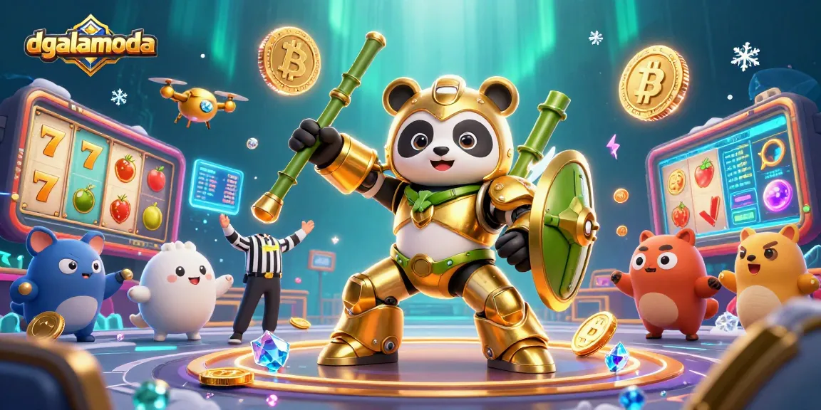 Experience slots with dgalamoda in an intersection of 3D artistry and online gaming presented by cheering animal spectators.