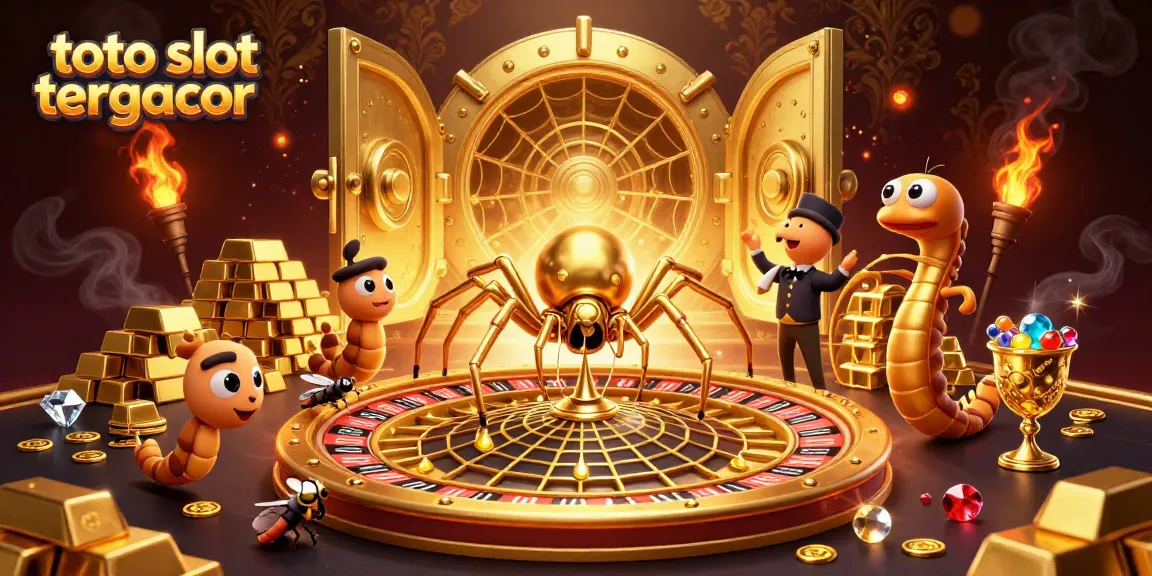 Experience thrilling wins with toto slot tergacor in this vibrant casino illustration.