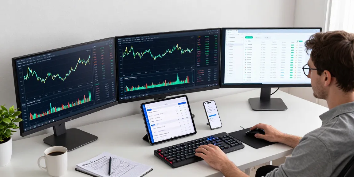 cloud mining passive income in a professional crypto trading workspace with advanced tech tools