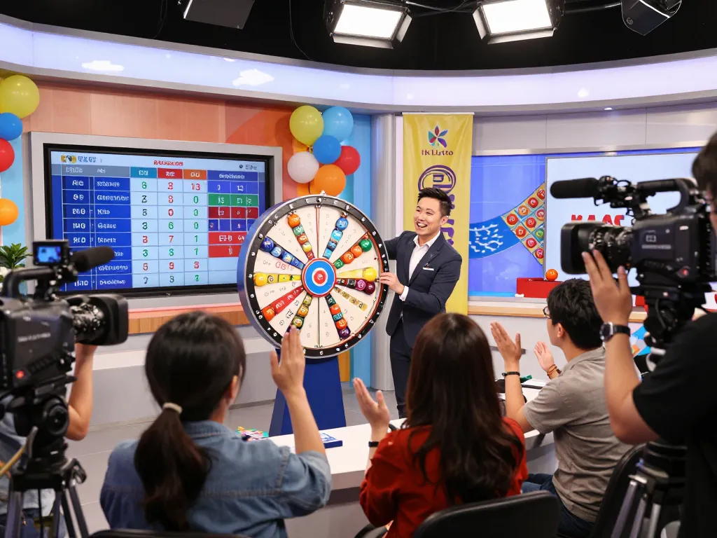 Live HK Lotto draw with vibrant audience excitement and dynamic visuals