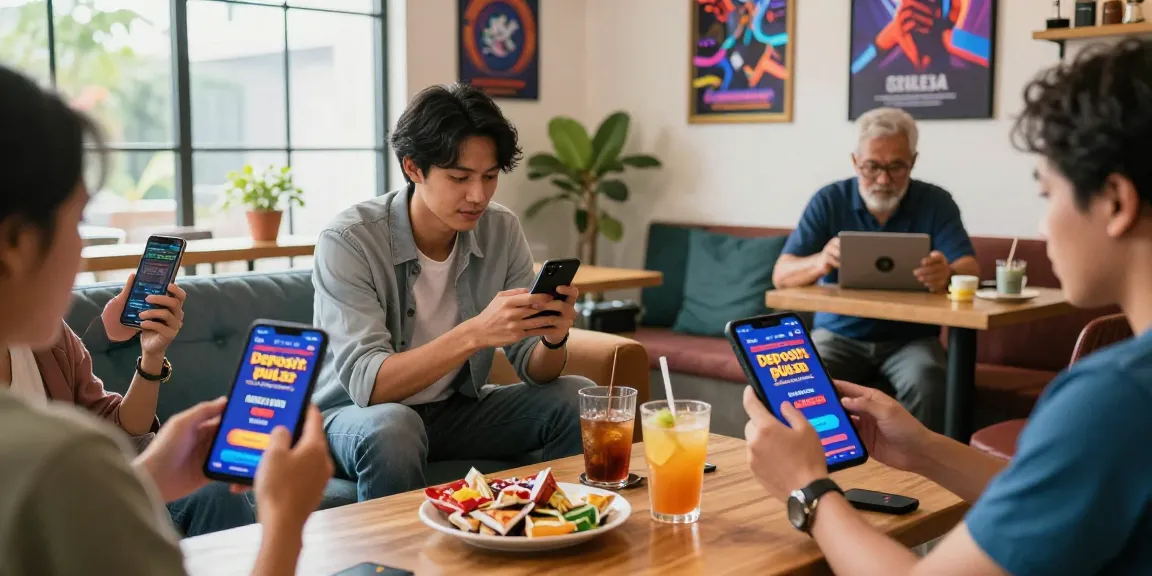 Engaging online gaming scene featuring players using deposit pulsa tanpa potongan for seamless slot experiences.