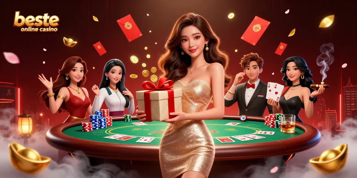 Experience the best online casino with vibrant casino elements and festive Lunar New Year ambiance.