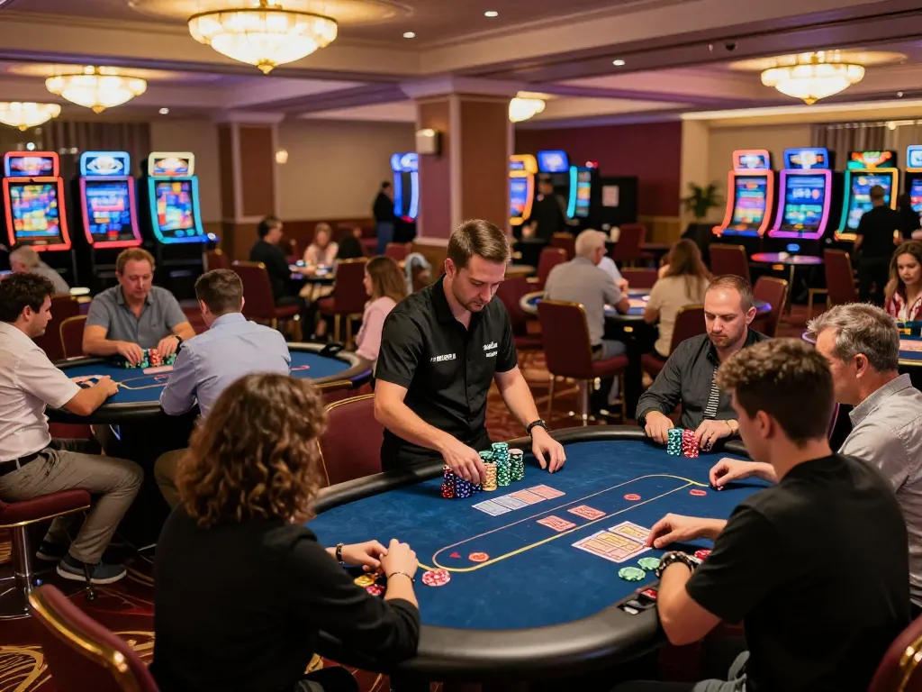 Players enjoying immersive card games at ALO8 casino, showcasing excitement and strategic gameplay.