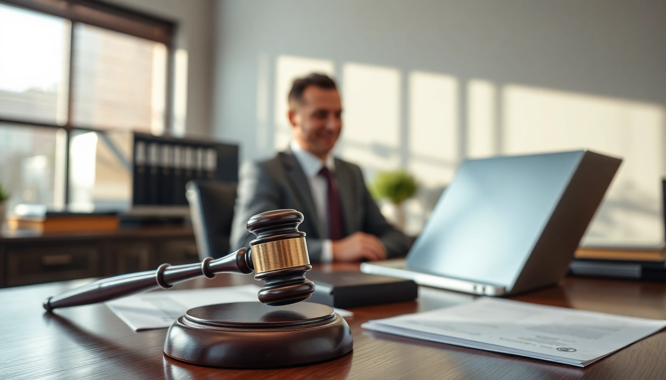 Clearwater truck accident lawyer consulting with a client in a professional setting.