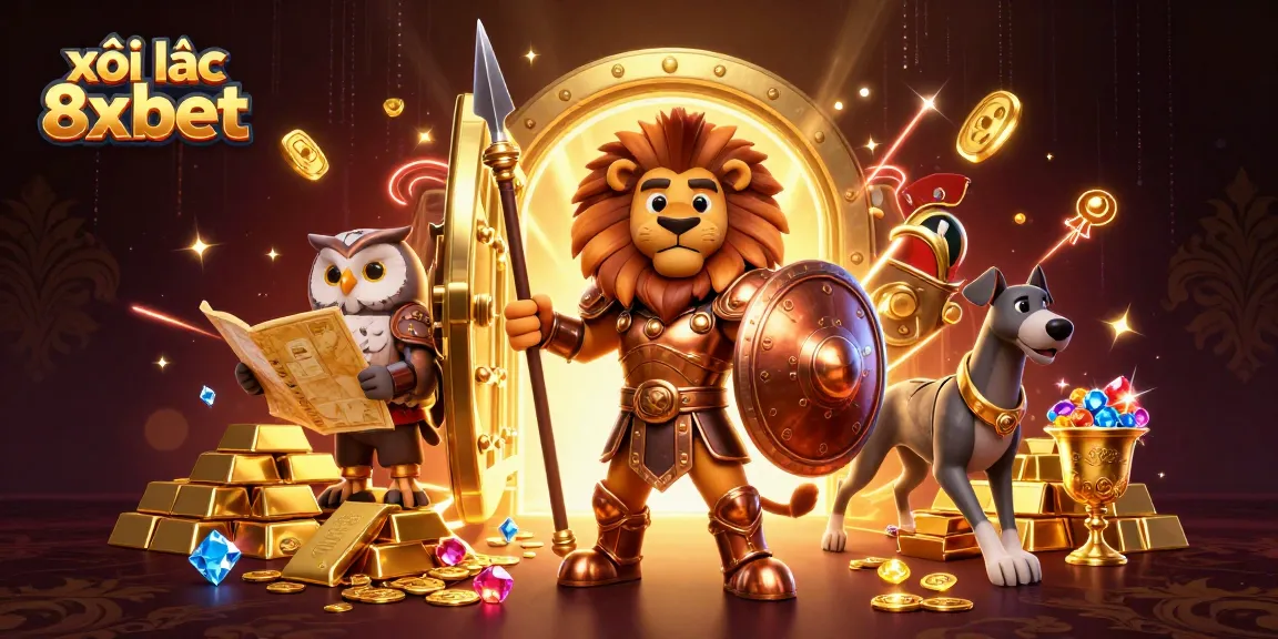 Experience xôi lạc 8xbet in an immersive casino adventure with treasures and dynamic characters.