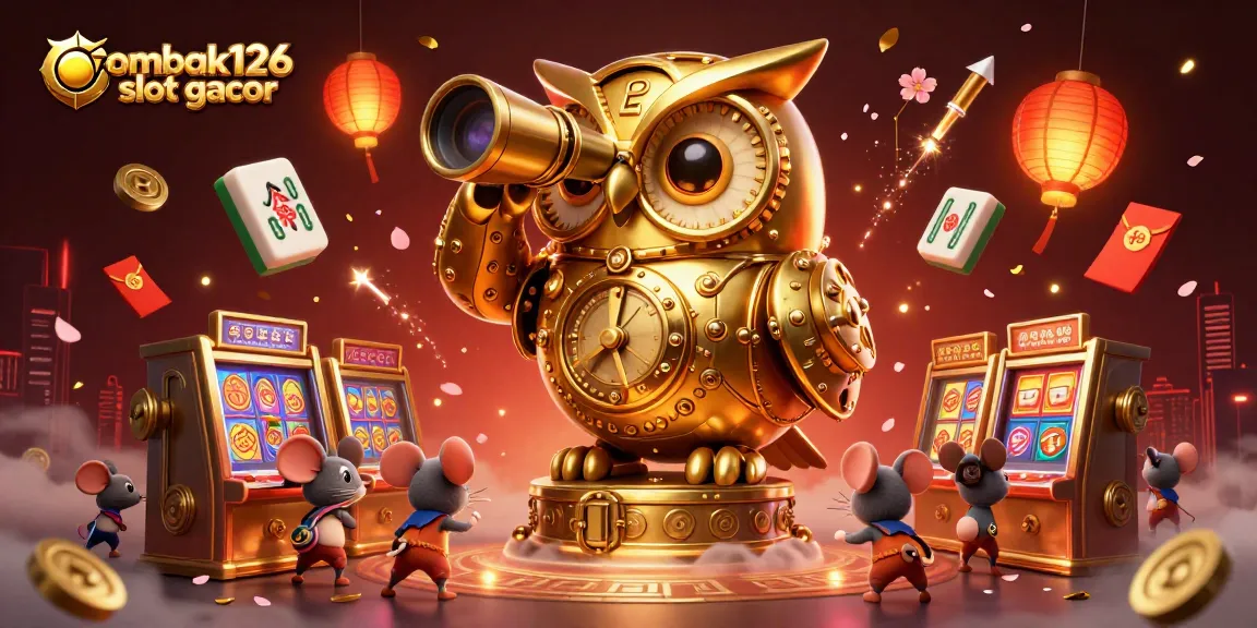 Spin to win big on ombak126 slot gacor with whimsical characters and vibrant casino elements.