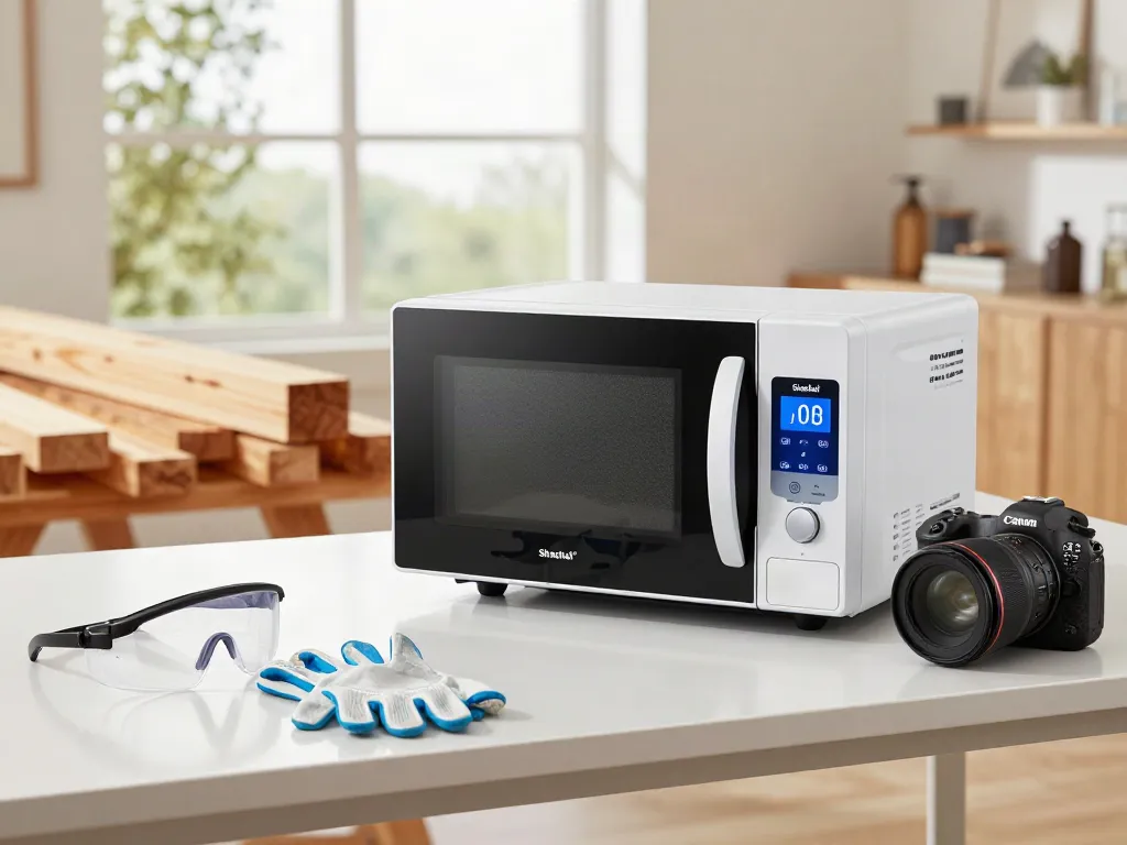 SHASHEL® microwave treatment in action eliminating woodworm pests in a professional home setting