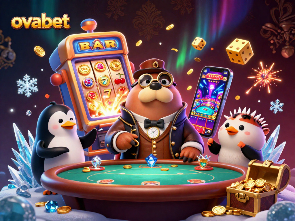 ovabet offers exciting underwater poker action with a jolly walrus, a penguin dealer, and a pufferfish bluffing.