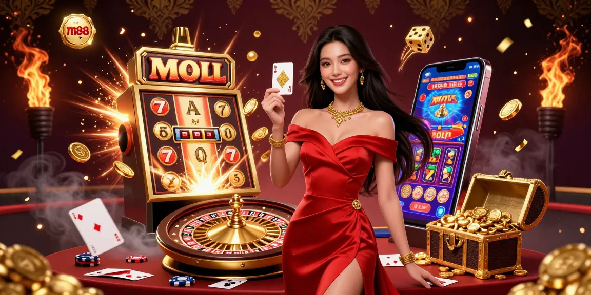 Experience thrilling gaming at m88 with a beautiful dealer and dynamic casino elements in vibrant 3D.
