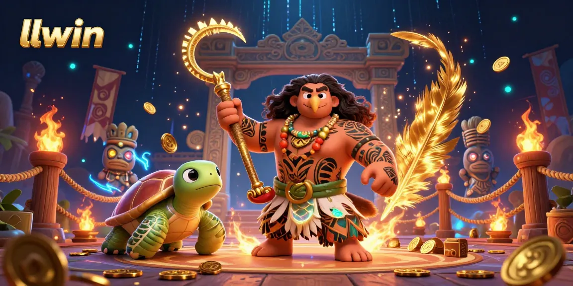 Win big with LLWIN's exciting casino adventures featuring vibrant 3D characters.