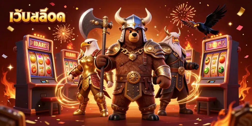 เล่นเกมสล็อตสุดตื่นเต้นในบรรยากาศที่มีสีสัน เว็บสล็อต