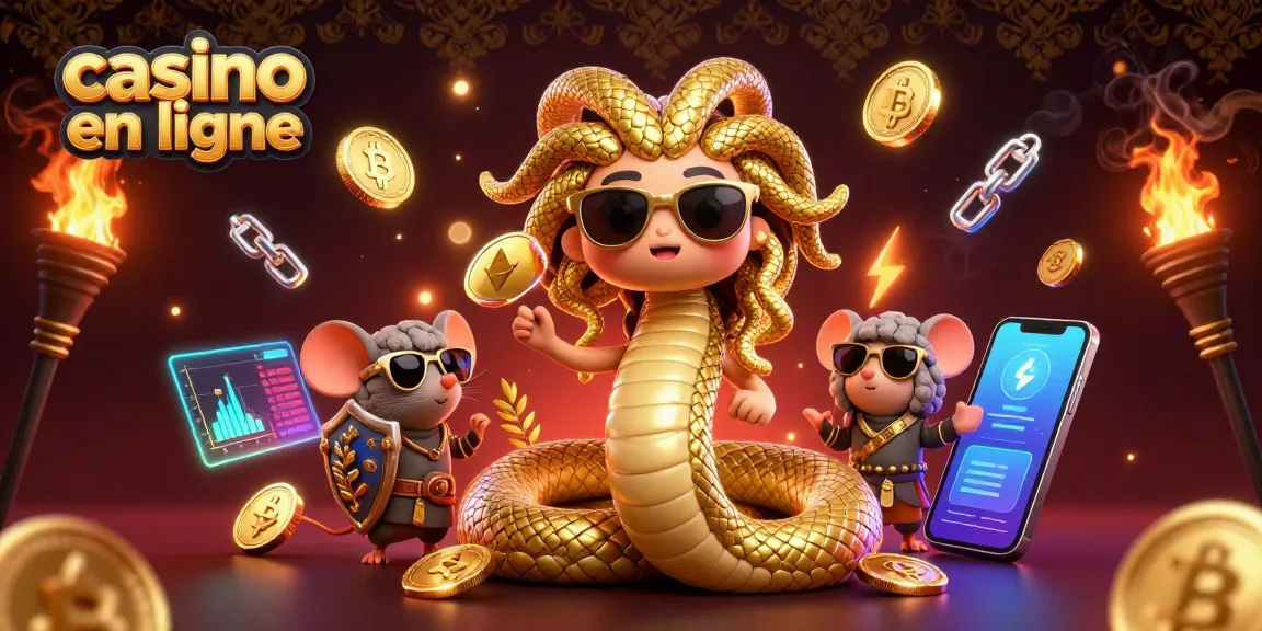 Jouez au casino en ligne avec des représentants de la mythologie grecque et des éléments de crypto-monnaies fascinants.
