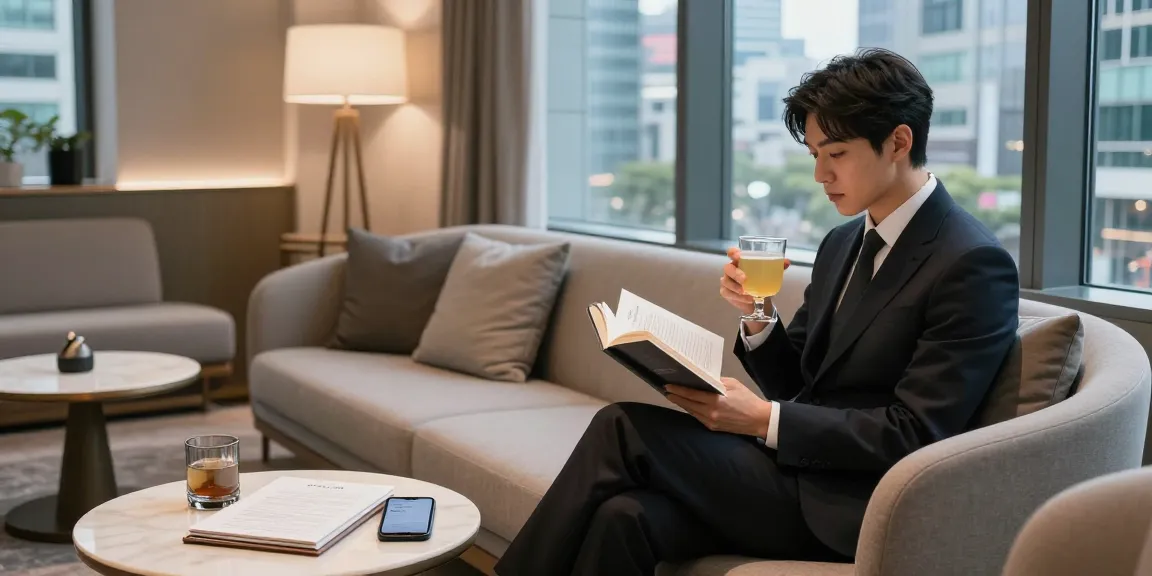 강남쩜오 멀리건에서 혼자 시간을 보내는 편안한 분위기