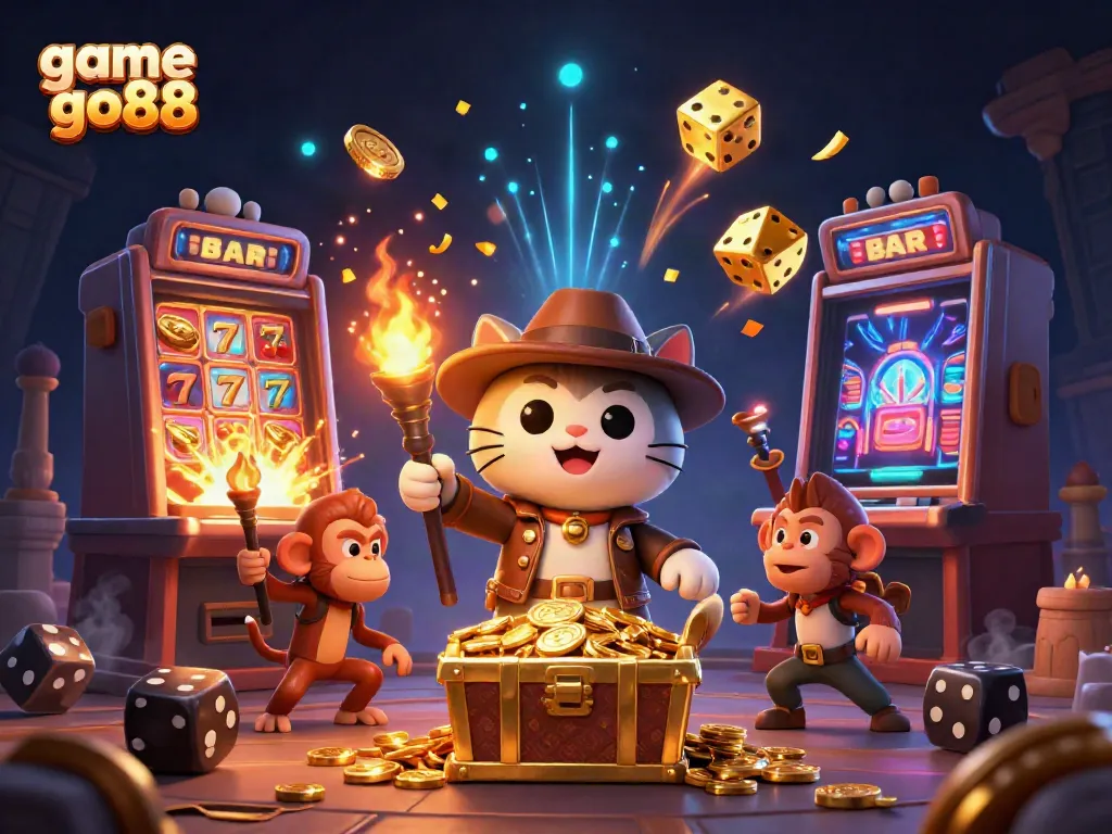 Engage in thrilling gameplay at game go88 with explosive winning moments, vibrant games, and adventurous characters.